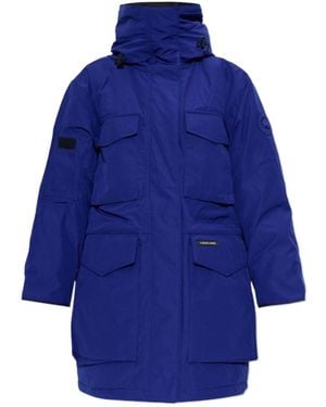 Canada Goose Erie Hooded Down Jacket - Blue