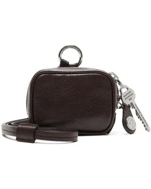 Acne Studios Zip Leather Headphones Case - Brown