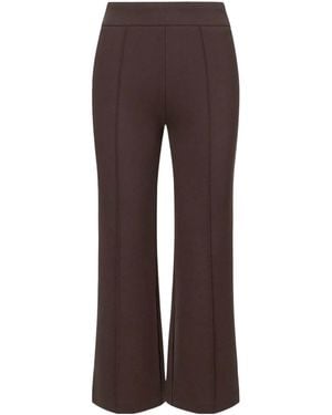 STAUD Mid-Rise Pants - Brown