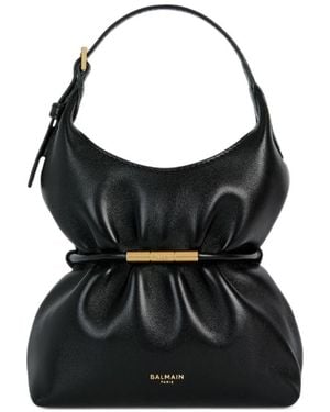 Balmain Sphynx Mini Shoulder Bag - Black