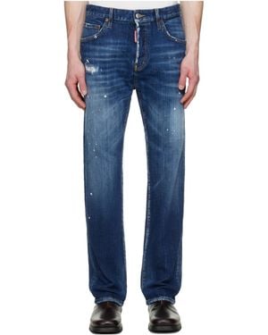 DSquared² Belt Loop Jeans - Blue
