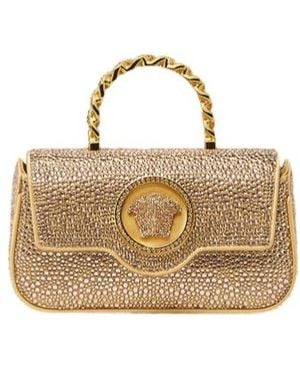 Versace Mini La Medusa Tote Bag - Metallic