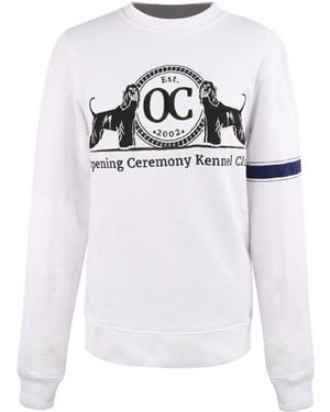 Opening Ceremony Printed Pattern Hoodie - White