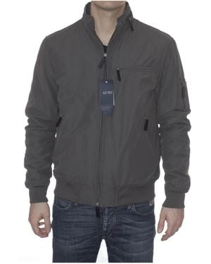 Armani Jeans Long Sleeve Casual Jacket - Grey