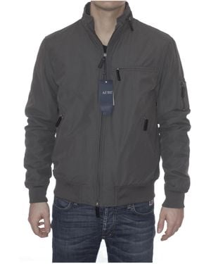 Armani Jeans Long Sleeve Casual Jacket - Gray