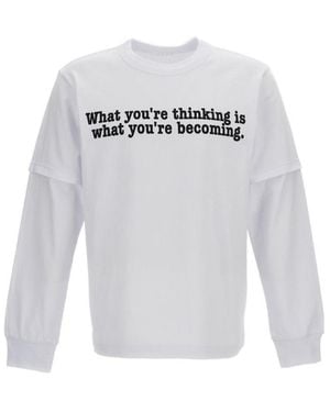 Sacai Long-Sleeve T-Shirt - White