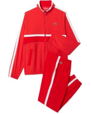 Lacoste Poly Tracksuit - Red
