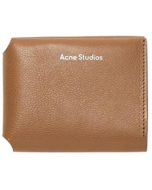 Acne Studios Fold Wallet - Brown