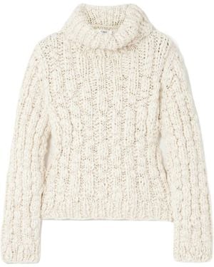 Chloé Rib Turtleneck Jumper - White