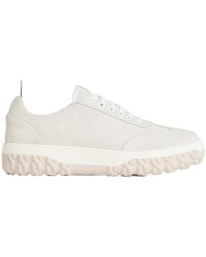 Thom Browne Rwb Detailed Lace-Up Trainers - White
