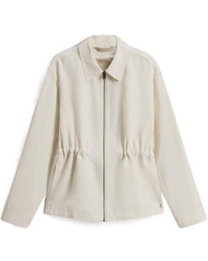 Woolrich Zip-Up Collar Jacket - White