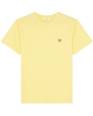 Maison Kitsuné Pattern T-Shirt - Yellow