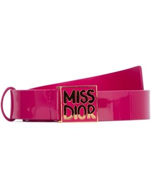 Dior Graffiti Belt - Pink