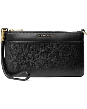 MICHAEL Michael Kors Pebbledleather Wristlet - Black