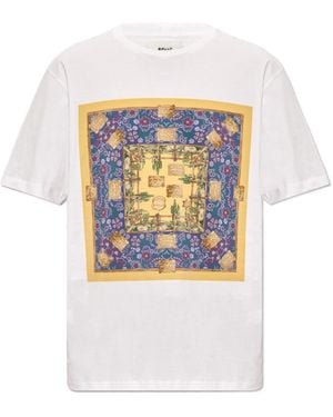 Bally Graphic Printed Crewneck T-Shirt - White