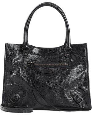 Balenciaga Le City Mini Shoulder Bag - Black