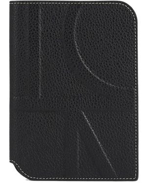 TOTEME Totême Logo Embossed Bifold Wallet - Black