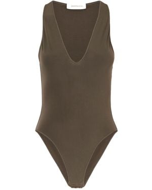 Zimmermann V-Neck Jumpsuit - Brown