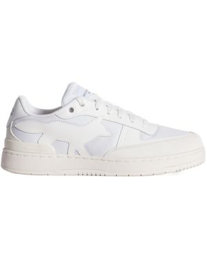スニーカー Lace Up Sneakers - Maison Kitsune - Cotton - White CANVAS LACE-UP SNEAKERS | Maison Kitsuné
