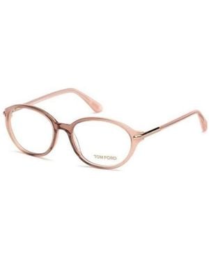 Tom Ford Oval Frame Design Flat Mirror - White