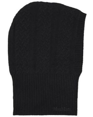 Max Mara Plain Colour Hats - Black