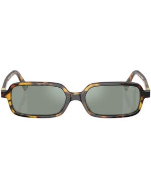 Miu Miu Eyewear Rectangular Frame Sunglasses - White