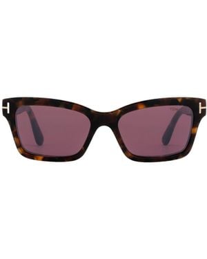 Tom Ford Eyewear Square Frame Sunglasses - Purple