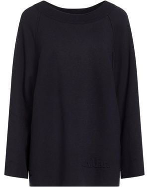 Max Mara Solid-Color Knitted Long Sleeves - Black