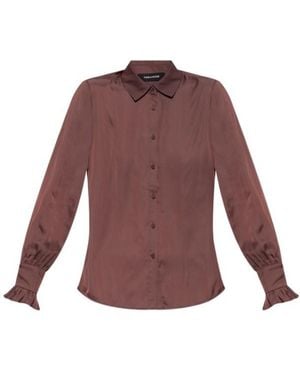 Zadig & Voltaire Thely Satin Shirt - Purple