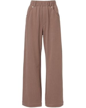 Brunello Cucinelli Cotton Joggers - Brown