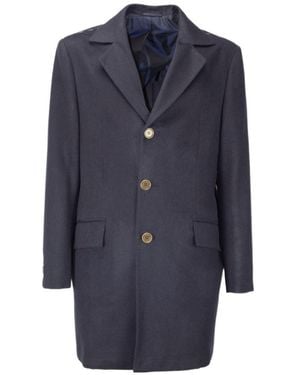 Kiton Single-Breasted Jacket - Blue