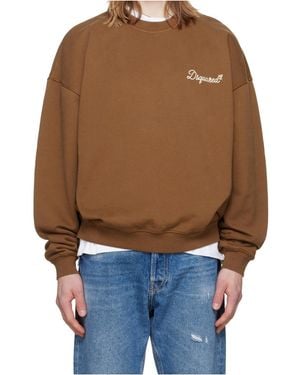 DSquared² Logo Sweatshirt Cotton - Brown