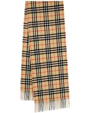 Burberry Plaid Scarf - Metallic