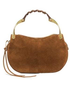 McQueen Wishbone Mini Tote Bag - Brown