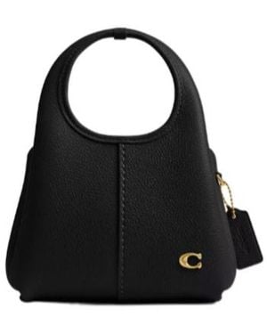 COACH Lana Leather Tote Bag - Black