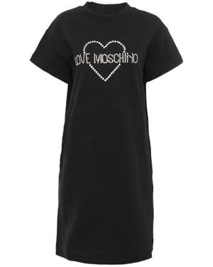 Moschino Printed Dress - Black