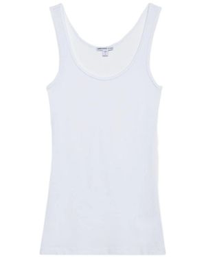 James Perse Wide Strap Vest - White