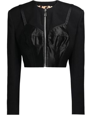 Dolce & Gabbana Minimalist Zip-Up Jacket - Black