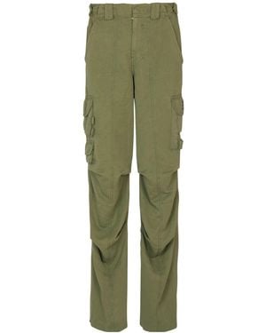 Balmain Stamp Cargo Trousers - Green