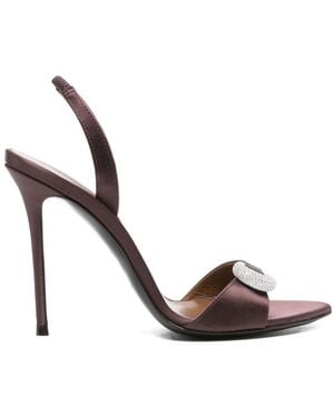 Giuseppe Zanotti Harissa Rhinestone Sandals - Metallic