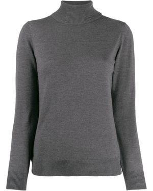 A.P.C. Roll-Neck Fitted Sweater - Gray