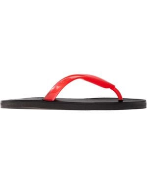 Ancient Greek Sandals Jelly Pvc Flip Flops - Red