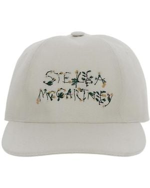 Stella McCartney Logo Embroidered Baseball Cap - White