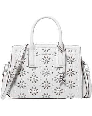 MICHAEL Michael Kors Small Satchel - White