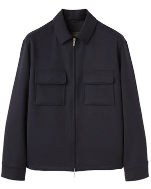 Loro Piana Long-Sleeved Casual Jacket - Blue