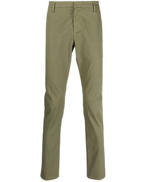 Dondup Slim-Fit Cotton Trousers - Green