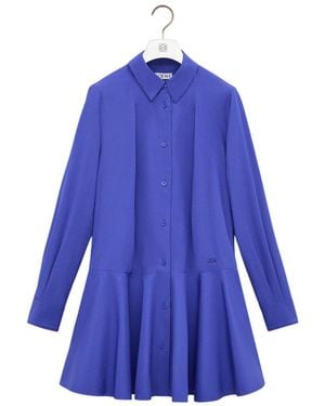 Loewe Shirt Dress - Blue
