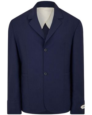 Jacquemus Long-Sleeved Suit Jacket - Blue