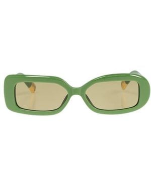 Jacquemus Logo Sunglasses - Green