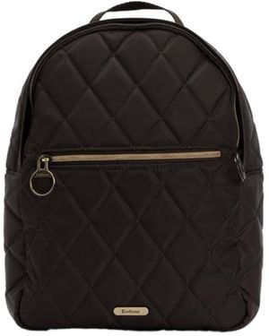 Barbour Quilted Backpack - Black